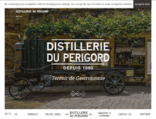 Tablet Screenshot of distillerie-perigord.com